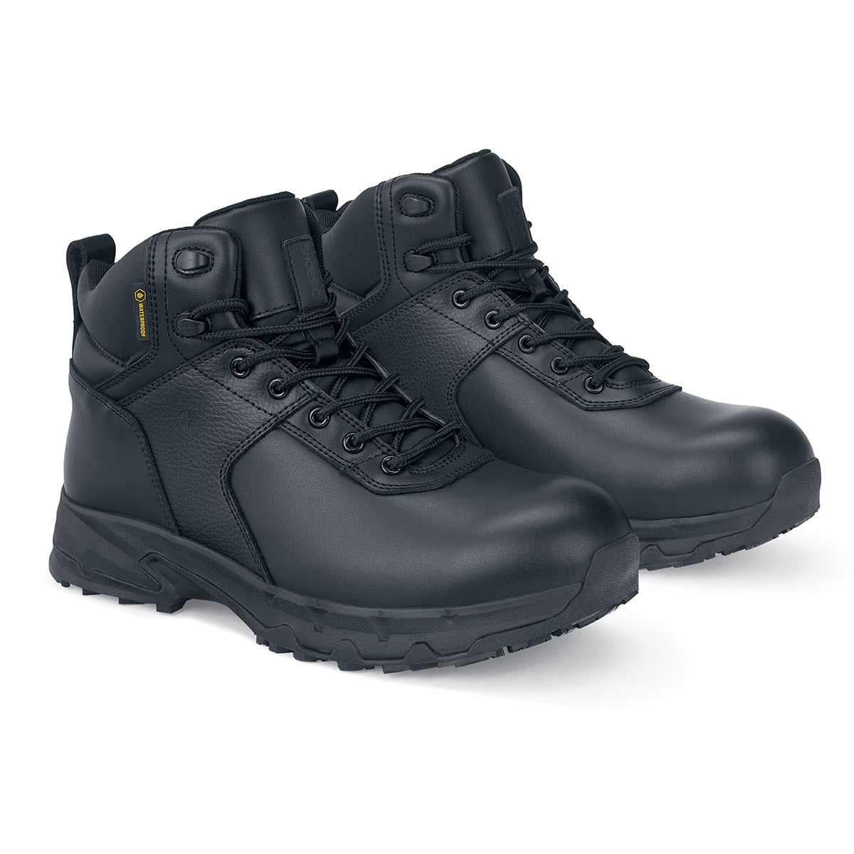 The Engineer IV CT from Shoes For Crews is an slip-resistant safety shoe designed to provide unbeatable comfort and protection throughout the working day, pair seen in profile on the right.