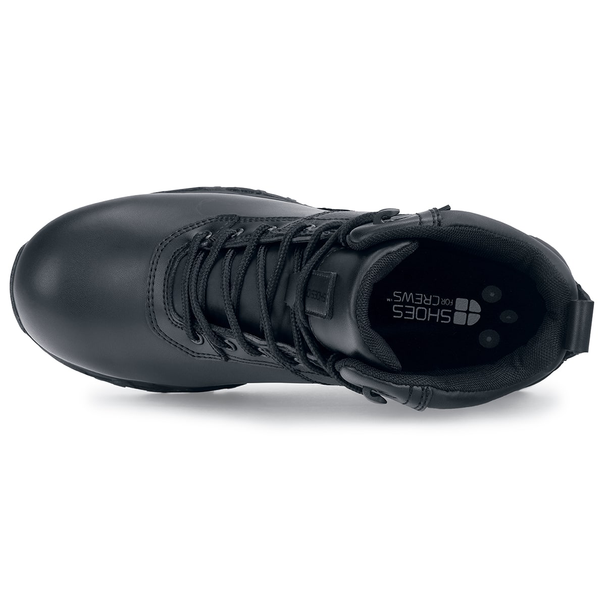 The Engineer IV CT from Shoes For Crews is an slip-resistant safety shoe designed to provide unbeatable comfort and protection throughout the working day, seen from above.