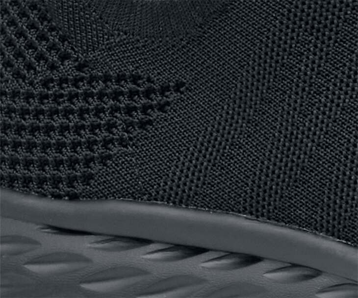 The Everlight Mens Black from Shoes For Crews are breathable slip-resistant trainers which are lightweight and easy to clean, detailed photography.
